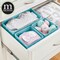 mDesign Soft Fabric Dresser Drawer/Closet Storage Organizer